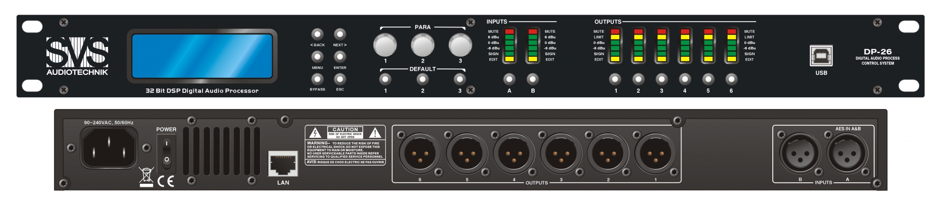 SVS Audiotechnik DP-26 Цифровой процессор: 2 входа 6 выходов в Ярославле