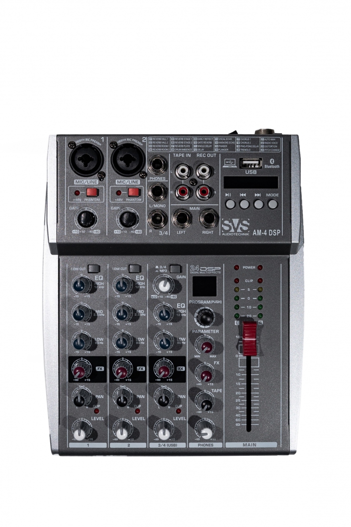 SVS Audiotechnik mixers AM-4 DSP Аналоговый микшерный пульт, 4-канала в Ярославле